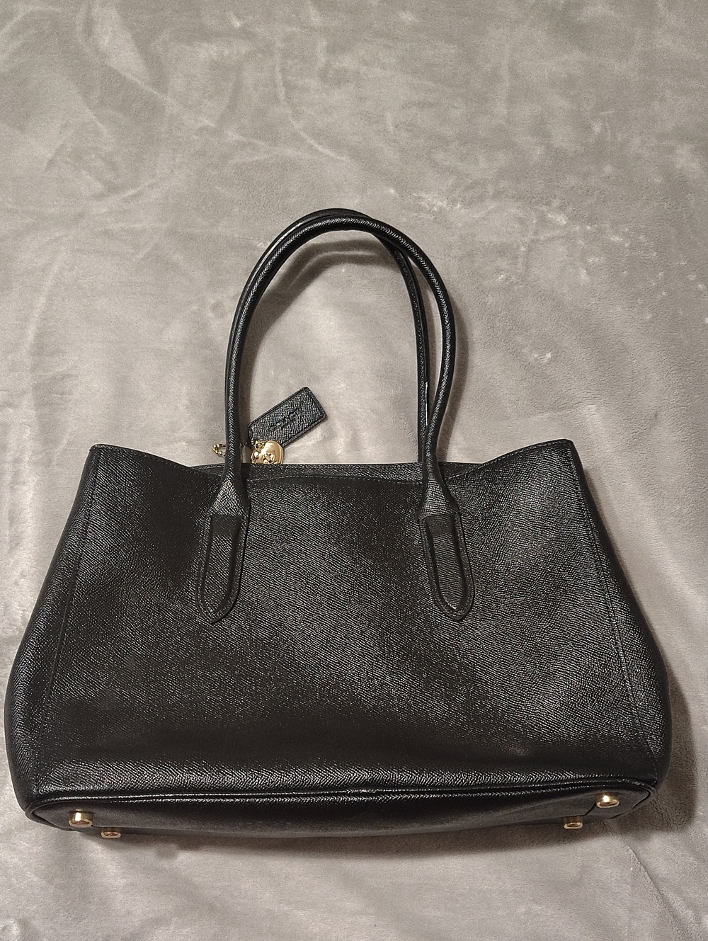 Black Coach Carryall Purse - Picture 2 of 5